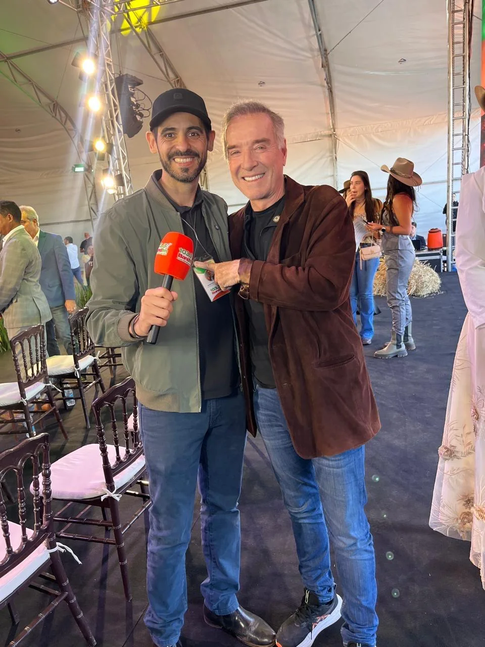 Cobertura profissional de O Agro Tem Voz em evento do agronegócio