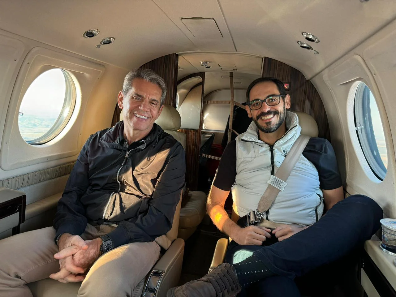 Sebastião Parreira em deslocamento profissional para produção de conteúdo