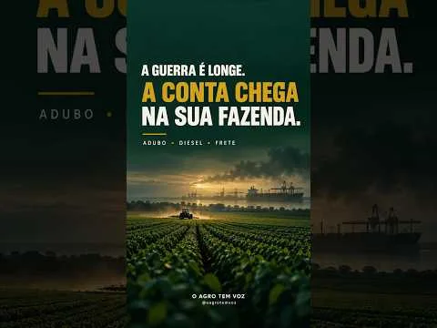 A guerra é longe. A conta chega na sua fazenda.
