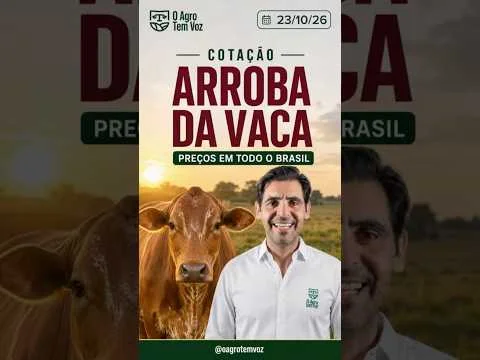 BOI GORDO HOJE: veja os preços de referência do boi, da vaca e da novilha